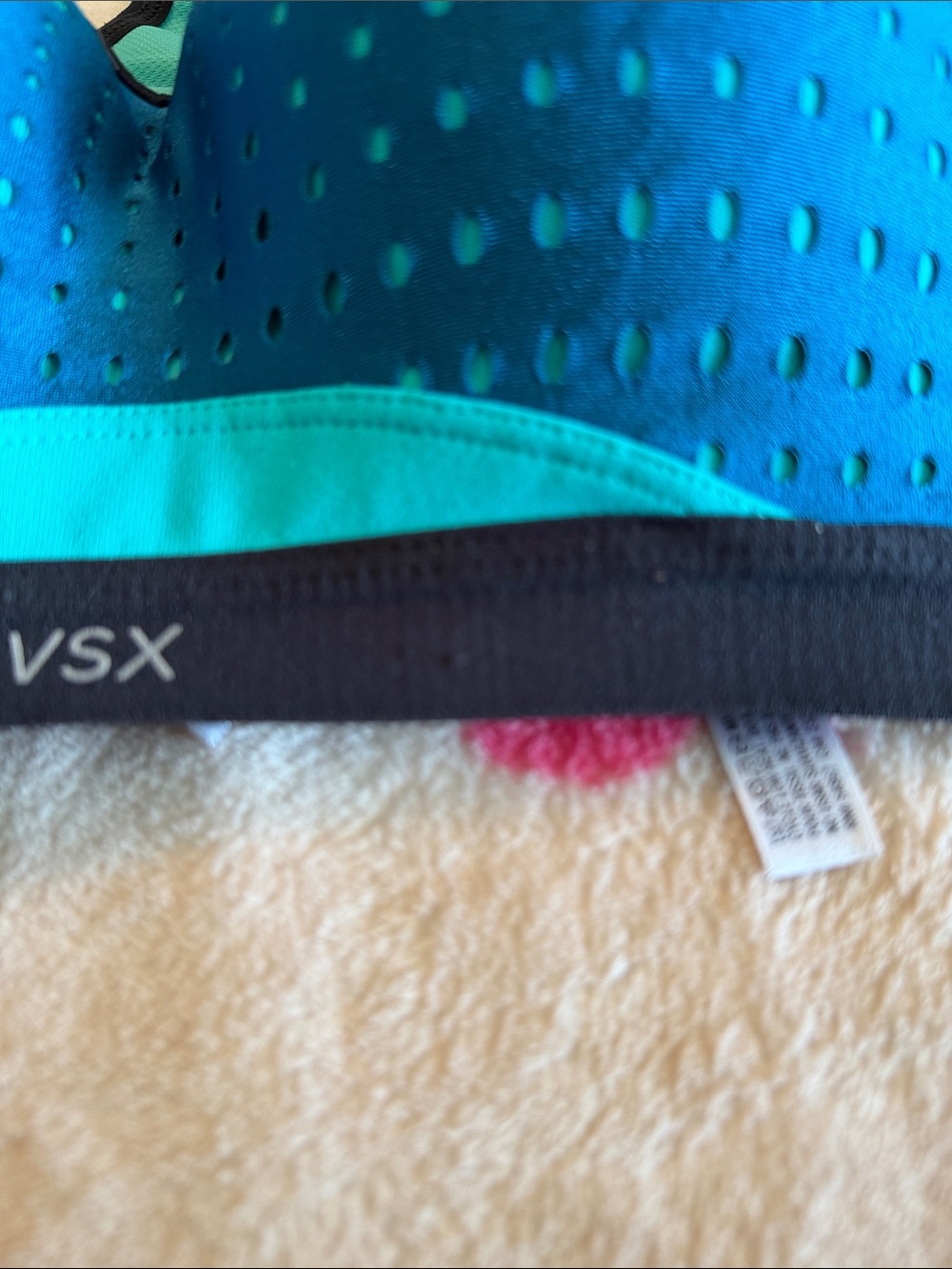 ✨ Victoria’s Secret Sport VSX Teal Aqua Sports Bra Workout Athletic 32C ✨ - Picture 14 of 14